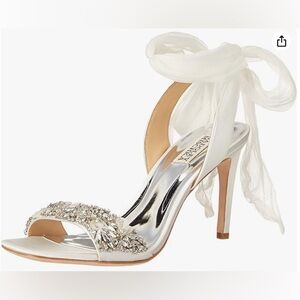 Badgley Mischka Women's Statement Bow Strap Stiletto